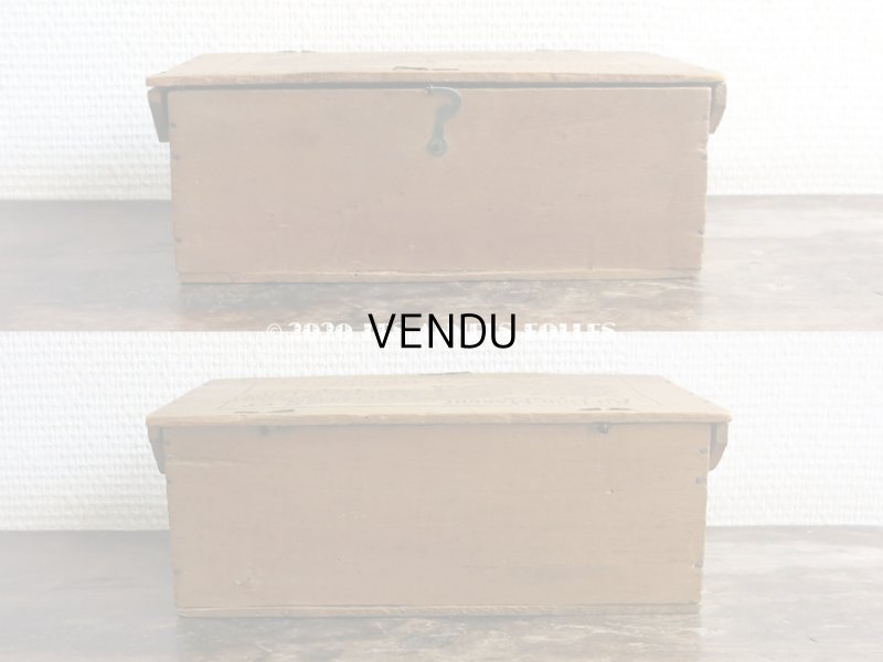 画像6: 1900年代 アンティーク ボンマルシェ百貨店の木箱 フェザー＆布花  - AU BON MARCHE MAISON BOUCICAUT PARIS -