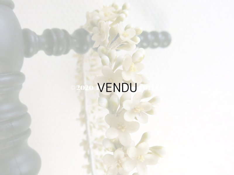 画像4: アンティーク ワックスフラワーのティアラ ウェディング 結婚式 ヘッドリース オレンジブロッサム