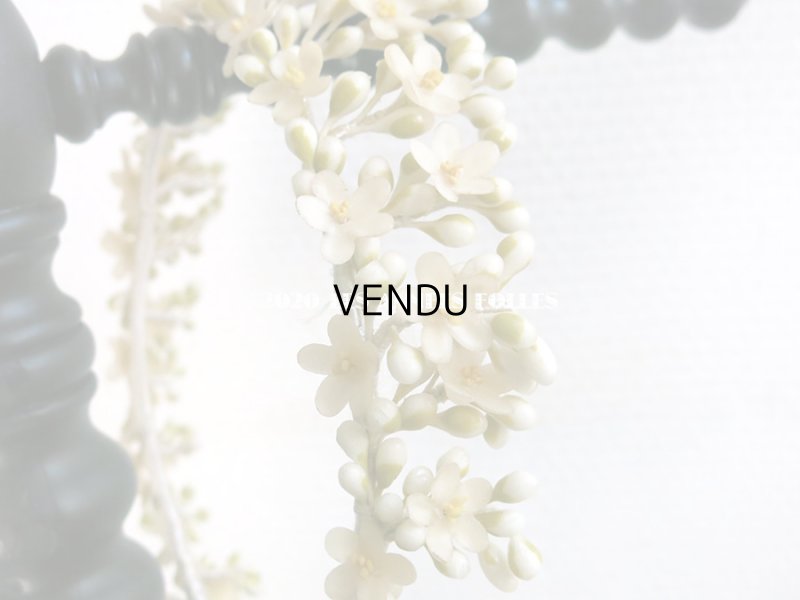 画像3: アンティーク ワックスフラワーのティアラ ウェディング 結婚式 ヘッドリース オレンジブロッサム