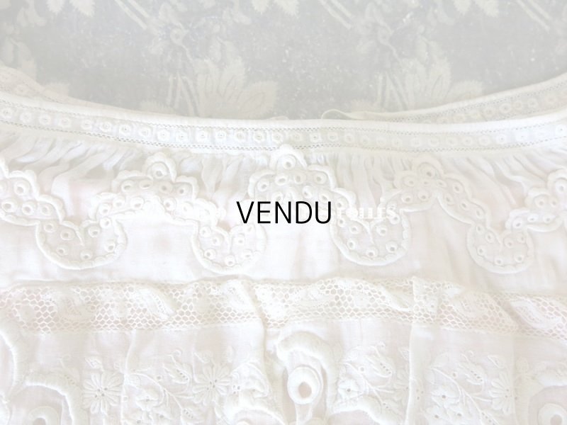 画像10: 1900年代 アンティーク ピンクのリボンが結ばれた少女のアンサンブル コルサージュ & スカート 