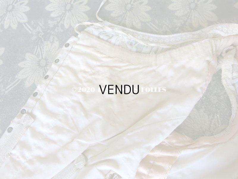 画像15: 1900年代 アンティーク ピンクのリボンが結ばれた少女のアンサンブル コルサージュ & スカート 