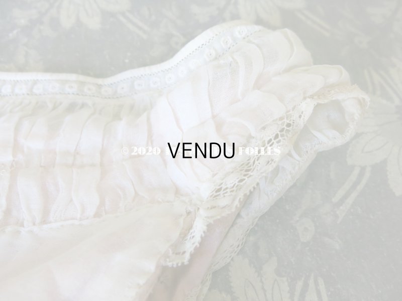 画像8: 1900年代 アンティーク ピンクのリボンが結ばれた少女のアンサンブル コルサージュ & スカート 