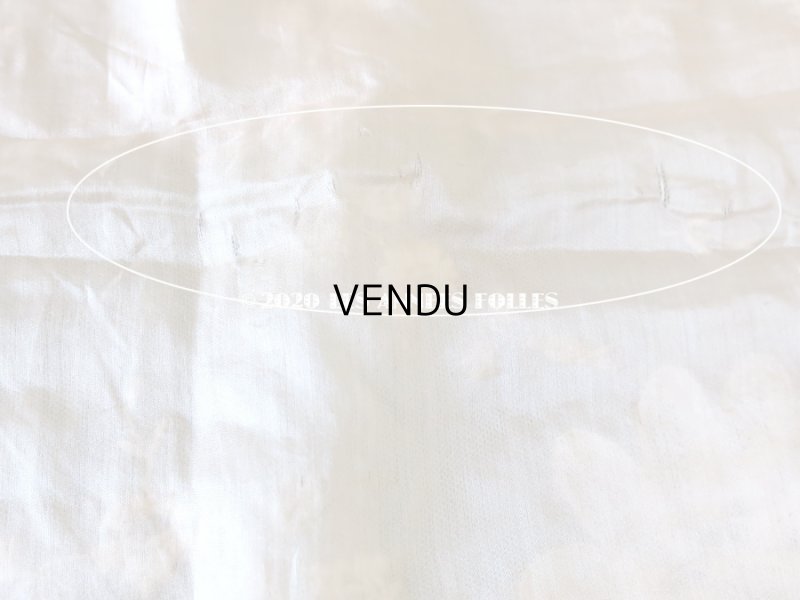 画像19: アンティーク ロココモチーフ付き ボビンレース&ホワイトワーク レース&シルクのベッドカバー