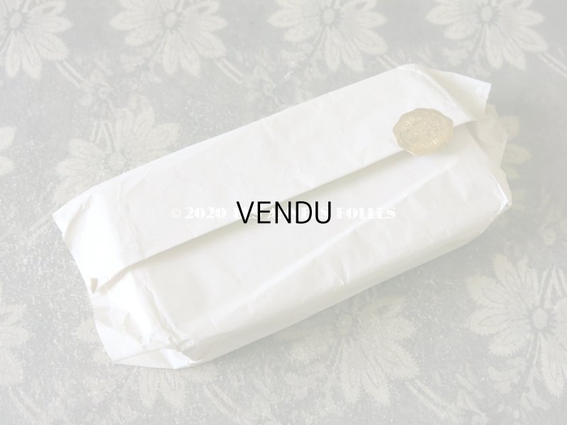 画像3: 未使用 1920年代 アンティーク  包装紙付き ドラジェのお菓子箱 淡いピンク色 バテム BAPTEME 薔薇のガーランド 