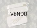 未使用 1920年代 アンティーク  包装紙付き ドラジェのお菓子箱 淡いピンク色 バテム BAPTEME 薔薇のガーランド 