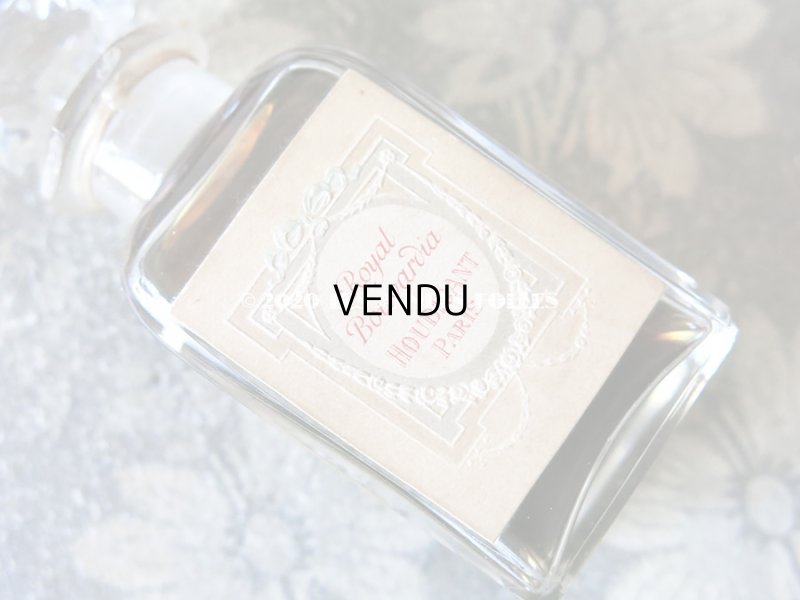 画像6: 1904年 アンティーク パフュームボトル 薔薇とリボンのガーランド バカラ社 クリスタル製 ROYAL BOUVARDIA - HOUBIGANT PARIS -