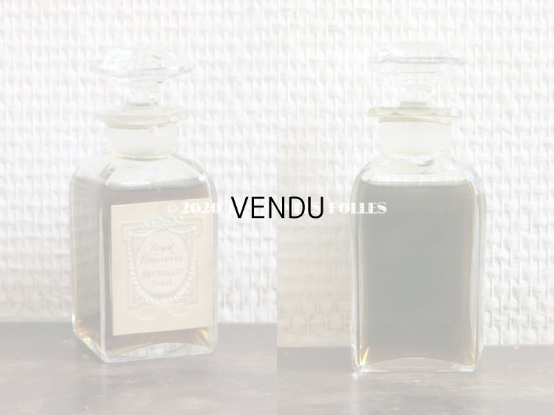 画像3: 1904年 アンティーク パフュームボトル 薔薇とリボンのガーランド バカラ社 クリスタル製 ROYAL BOUVARDIA - HOUBIGANT PARIS -