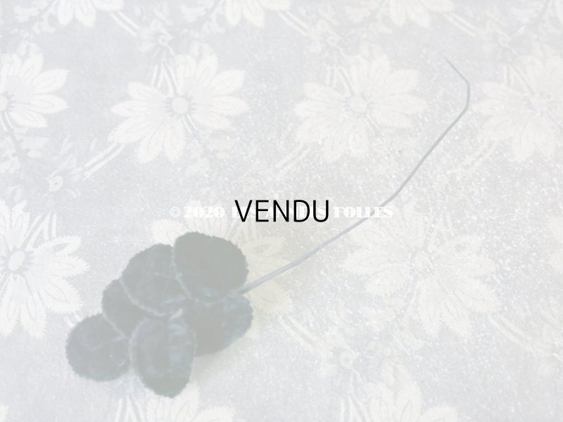 画像16: 未使用 1900年代 アンティーク 黒花のリース＆布花 5点のセット