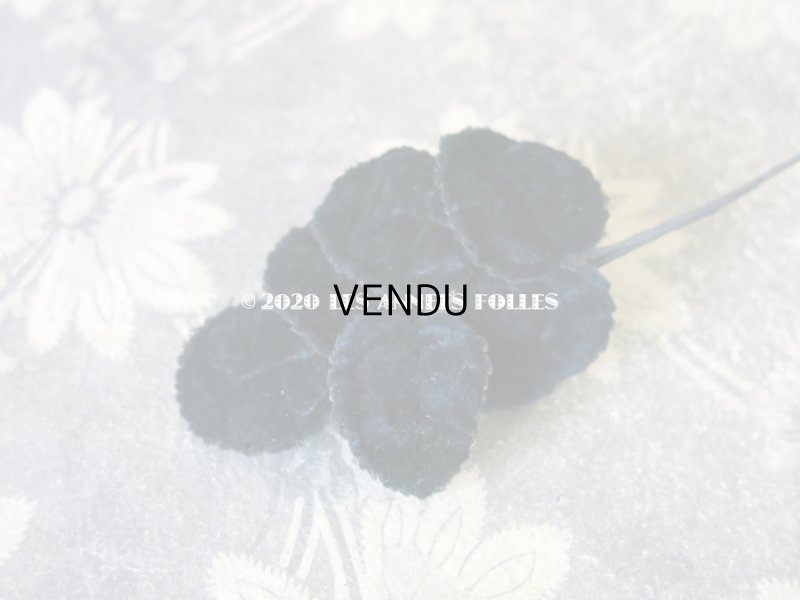 画像17: 未使用 1900年代 アンティーク 黒花のリース＆布花 5点のセット