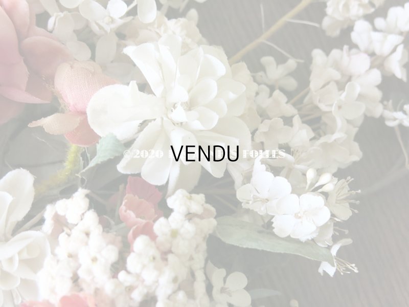 画像10: 19世紀 アンティーク ナポレオン3世時代 薔薇＆ライラックの大きなブーケ ウエディング