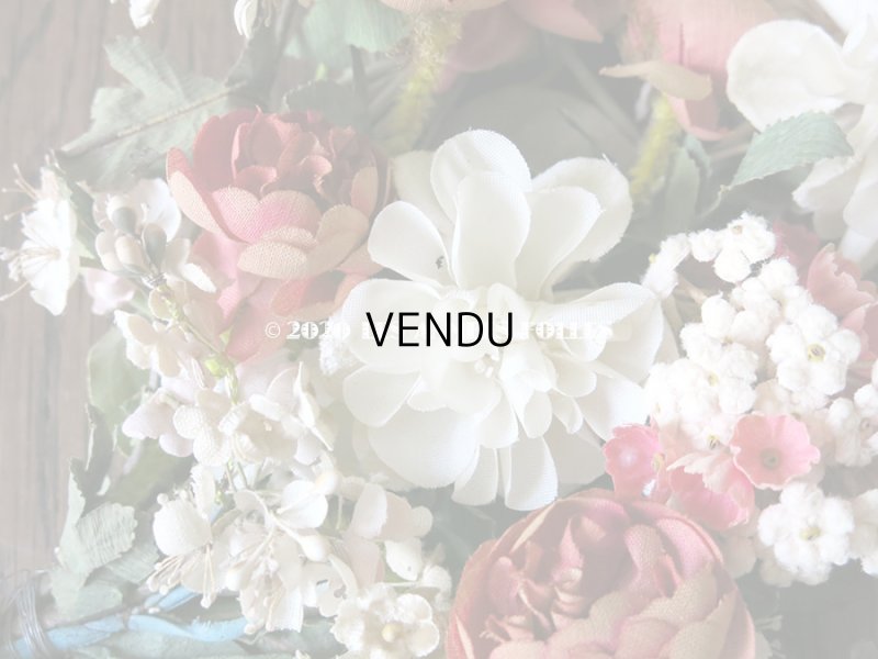 画像8: 19世紀 アンティーク ナポレオン3世時代 薔薇＆ライラックの大きなブーケ ウエディング