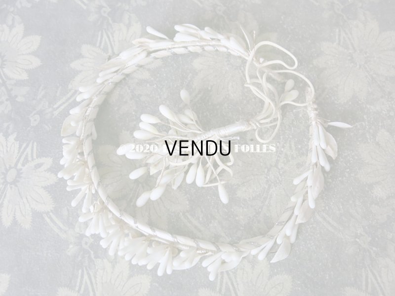 画像7: アンティーク 白薔薇のワックスフラワーのティアラ & ブートニア ウェディング 結婚式 ヘッドリース 