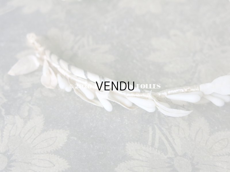 画像5: アンティーク 白薔薇のワックスフラワーのティアラ & ブートニア ウェディング 結婚式 ヘッドリース 