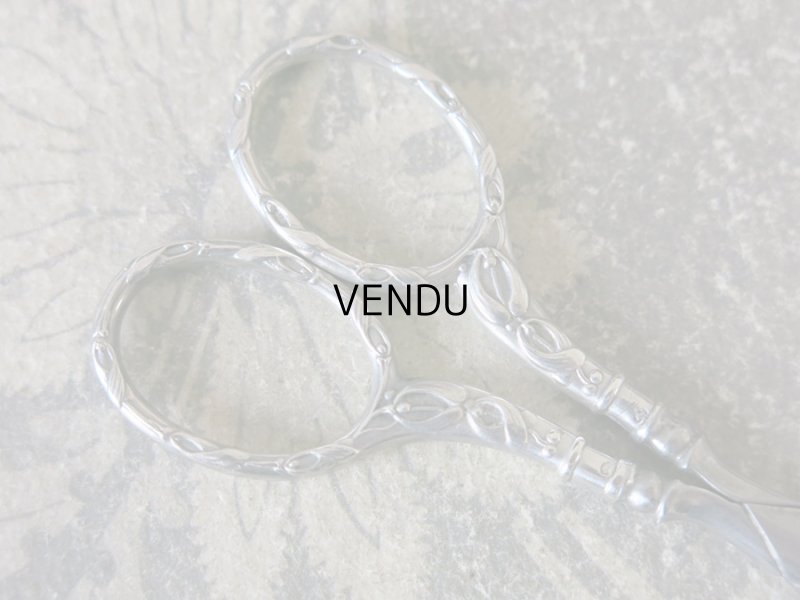 画像10: 19世紀末 アンティーク シルバー製 CHARLES MURAT ヤドリギの裁縫道具セット 