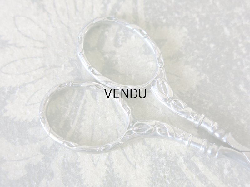 画像11: 19世紀末 アンティーク シルバー製 CHARLES MURAT ヤドリギの裁縫道具セット 