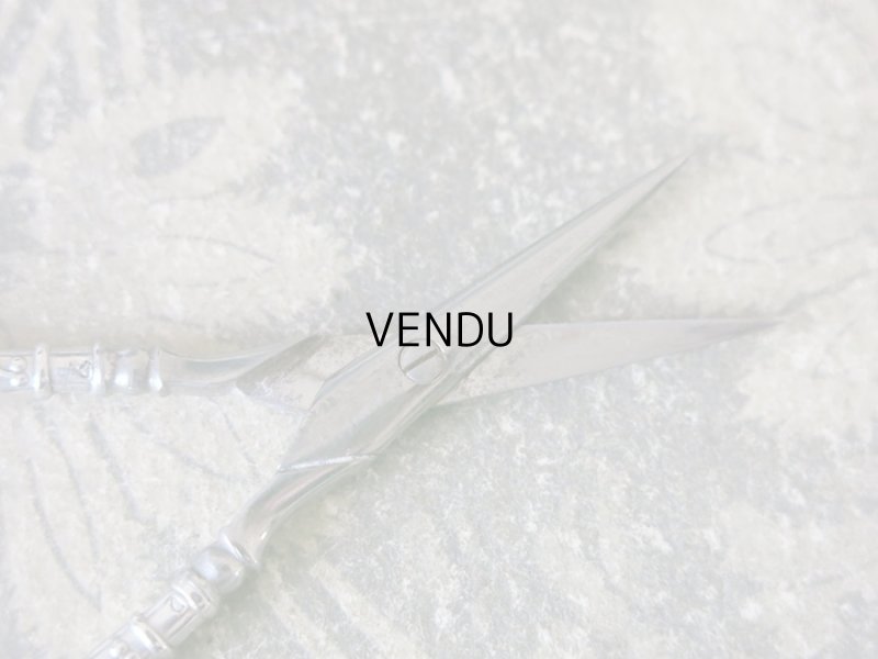 画像9: 19世紀末 アンティーク シルバー製 CHARLES MURAT ヤドリギの裁縫道具セット 