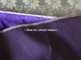画像5: 19世紀末 アンティーク ファブリック シルク製 ベルベット 紫　 (5)