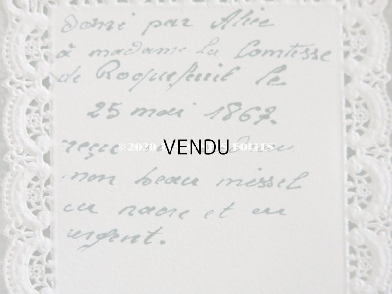 画像6: 1867年 アンティーク  初聖体のカニヴェ コミュニオン