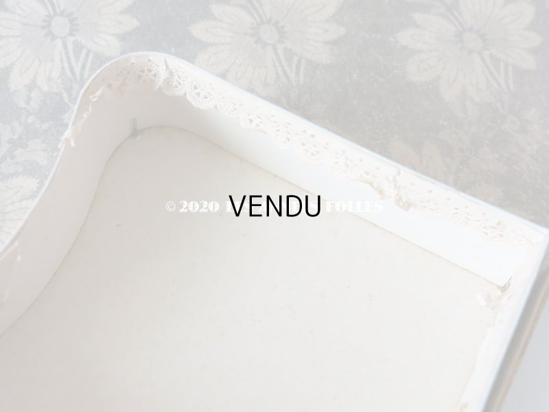 画像11: 19世紀末 アンティーク シルク製 チョコレートのお菓子箱 