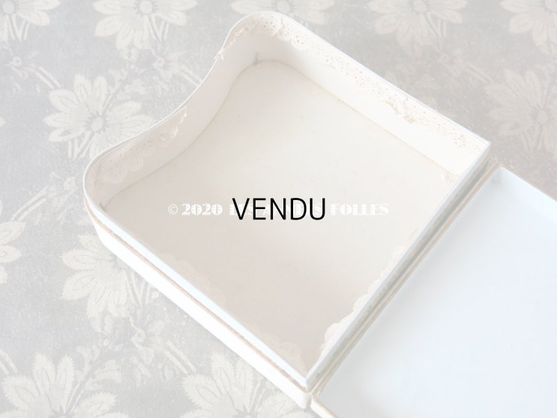 画像10: 19世紀末 アンティーク シルク製 チョコレートのお菓子箱 