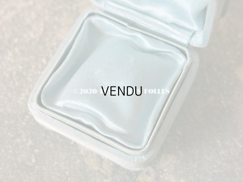 画像3: アンティーク ジュエリーボックス シルクサテン パウダーブルー