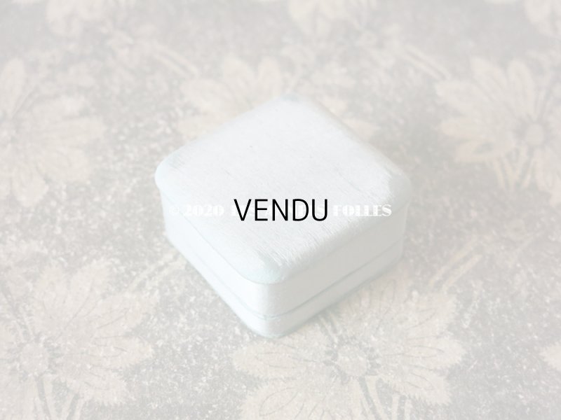 画像4: アンティーク ジュエリーボックス シルクサテン パウダーブルー