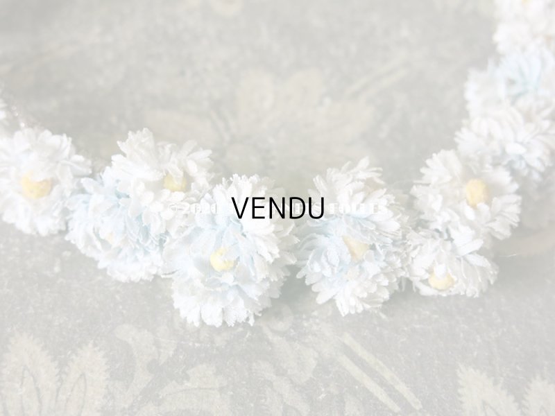 画像5: 1930年代 アンティーク ヴェールガールのヘッドリース デイジー