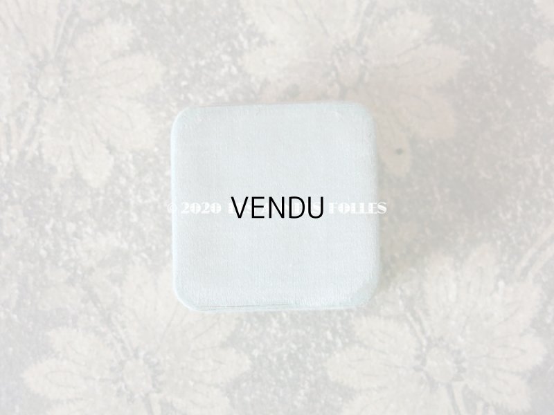 画像6: アンティーク ジュエリーボックス シルクサテン パウダーブルー