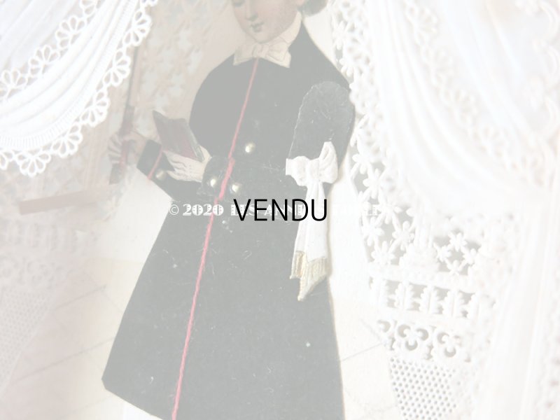 画像11: 1869年 アンティーク  初聖体 立体のカニヴェ コミュ二オン ポップアップ