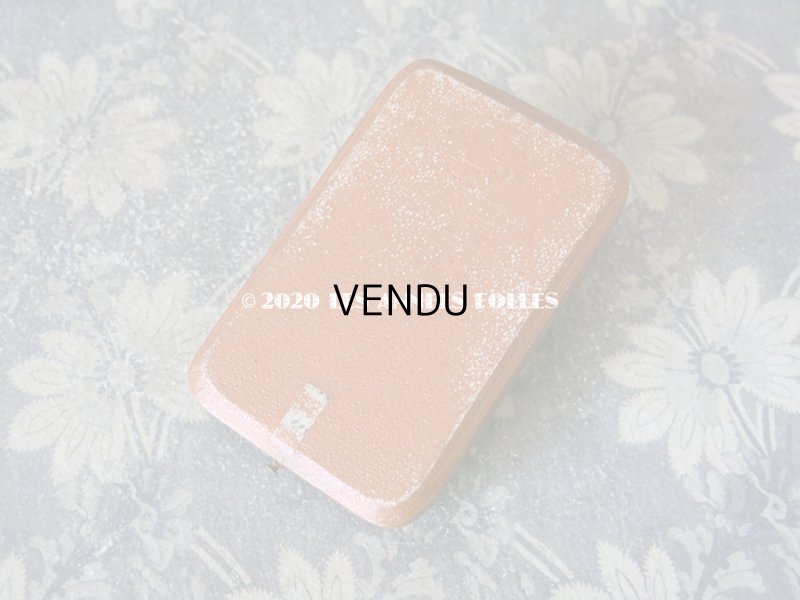 画像7: 19世紀 アンティーク 本革 ジュエリーボックス ピアス&ブローチ