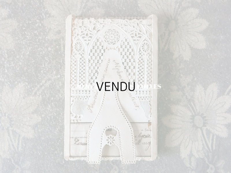 画像4: 1869年 アンティーク  初聖体 立体のカニヴェ コミュ二オン ポップアップ