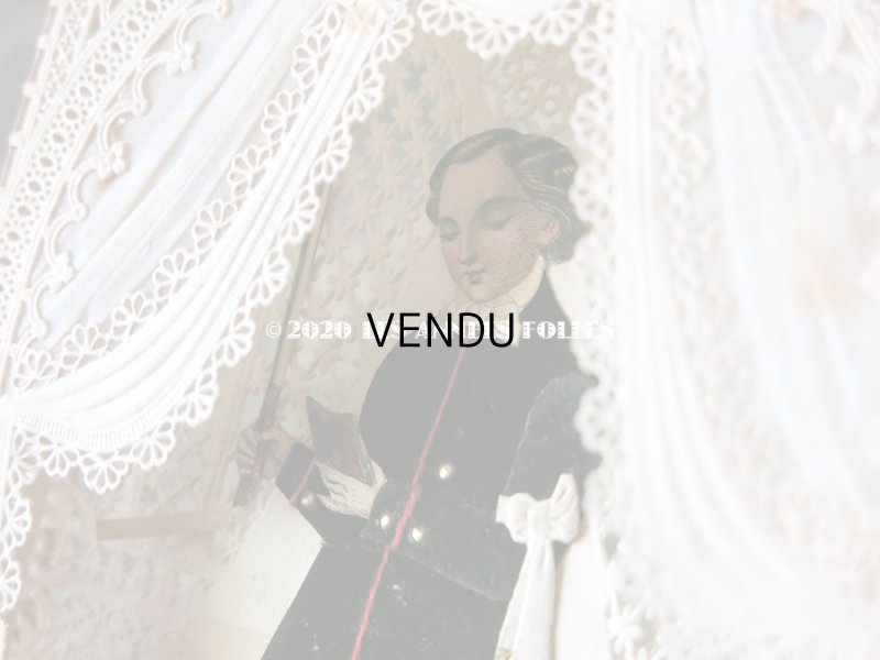 画像10: 1869年 アンティーク  初聖体 立体のカニヴェ コミュ二オン ポップアップ