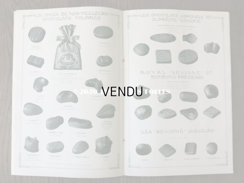 画像7: アンティーク 【マルキーズ・ ドゥ・セヴィニエ】 のカタログ A LA MARQUISE DE SEVIGNE CHOCOLAT DE ROYAL