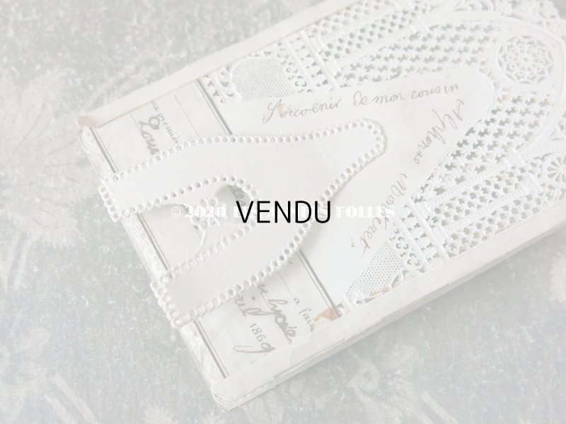 画像5: 1869年 アンティーク  初聖体 立体のカニヴェ コミュ二オン ポップアップ