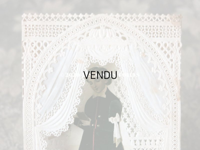 画像6: 1869年 アンティーク  初聖体 立体のカニヴェ コミュ二オン ポップアップ