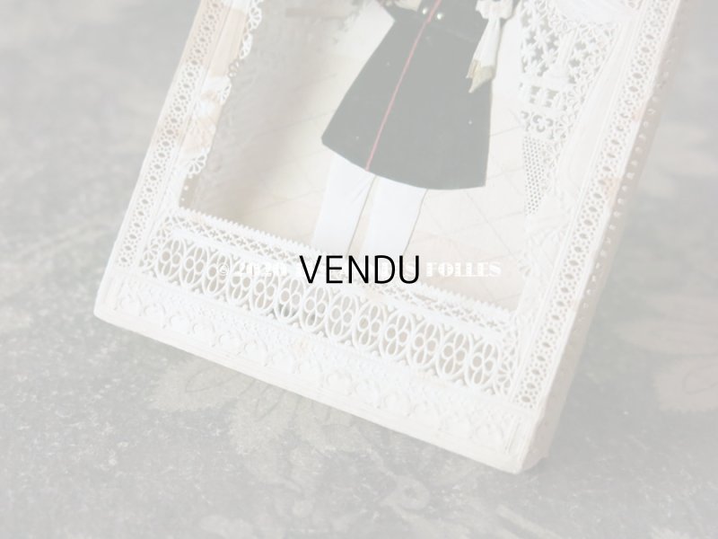 画像7: 1869年 アンティーク  初聖体 立体のカニヴェ コミュ二オン ポップアップ