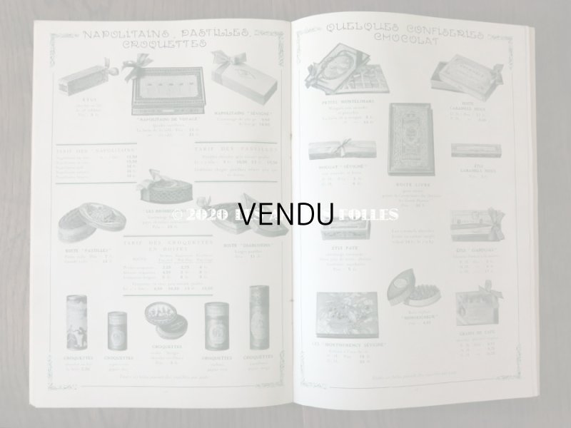 画像10: アンティーク 【マルキーズ・ ドゥ・セヴィニエ】 のカタログ A LA MARQUISE DE SEVIGNE CHOCOLAT DE ROYAL