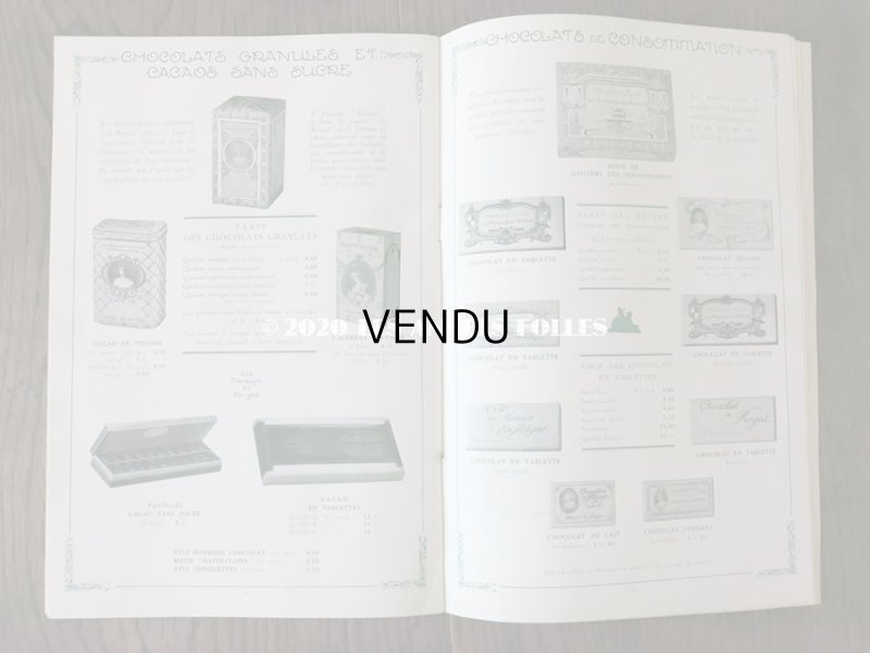 画像9: アンティーク 【マルキーズ・ ドゥ・セヴィニエ】 のカタログ A LA MARQUISE DE SEVIGNE CHOCOLAT DE ROYAL