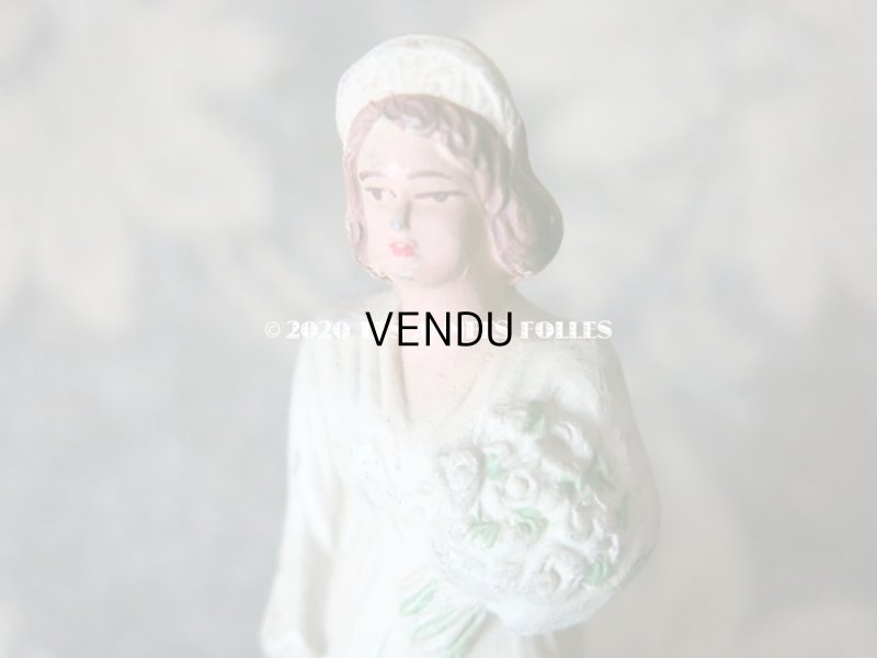 画像6: アンティーク 花嫁の石膏人形 ウェディング