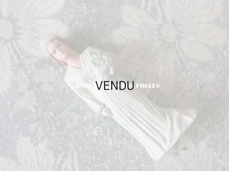 画像3: アンティーク 花嫁の石膏人形 ウェディング