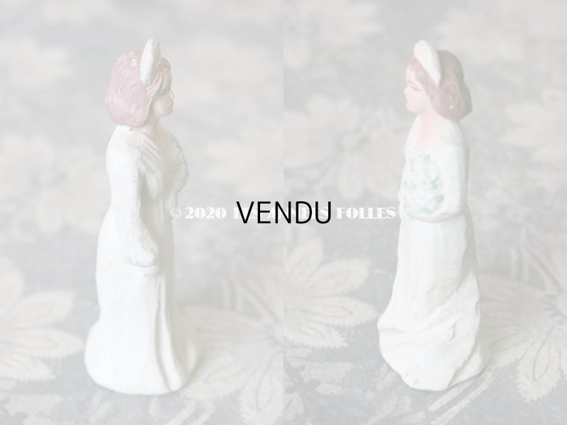 画像5: アンティーク 花嫁の石膏人形 ウェディング