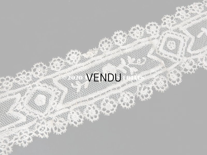 画像9: 19世紀　アンティーク バルブ・ド・ボネ 薔薇 アプリカシオン・アングルテール　