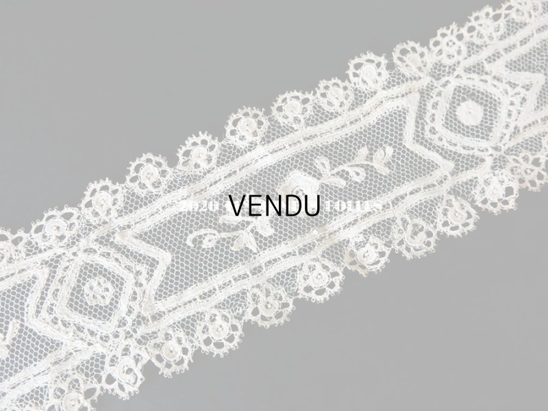 画像5: 19世紀　アンティーク バルブ・ド・ボネ 薔薇 アプリカシオン・アングルテール　