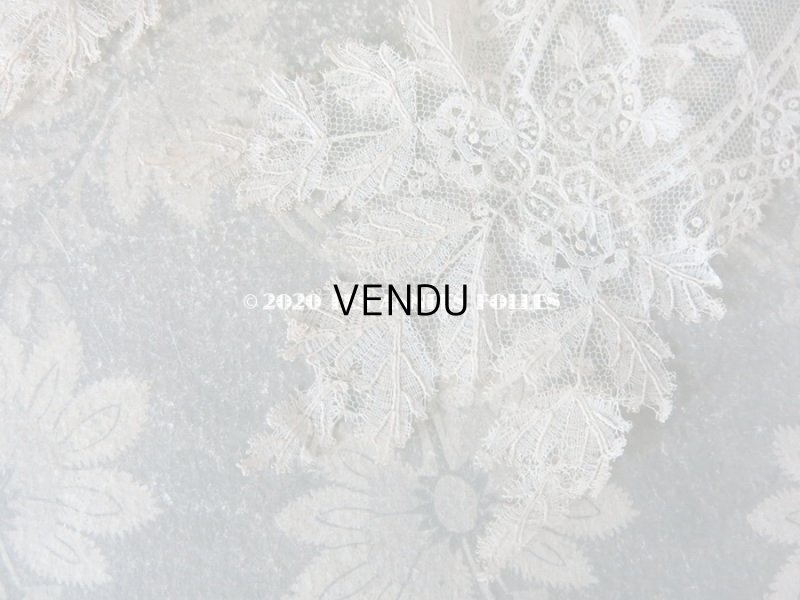 画像14: 19世紀　アンティーク バルブ・ド・ボネ 薔薇 アプリカシオン・アングルテール　