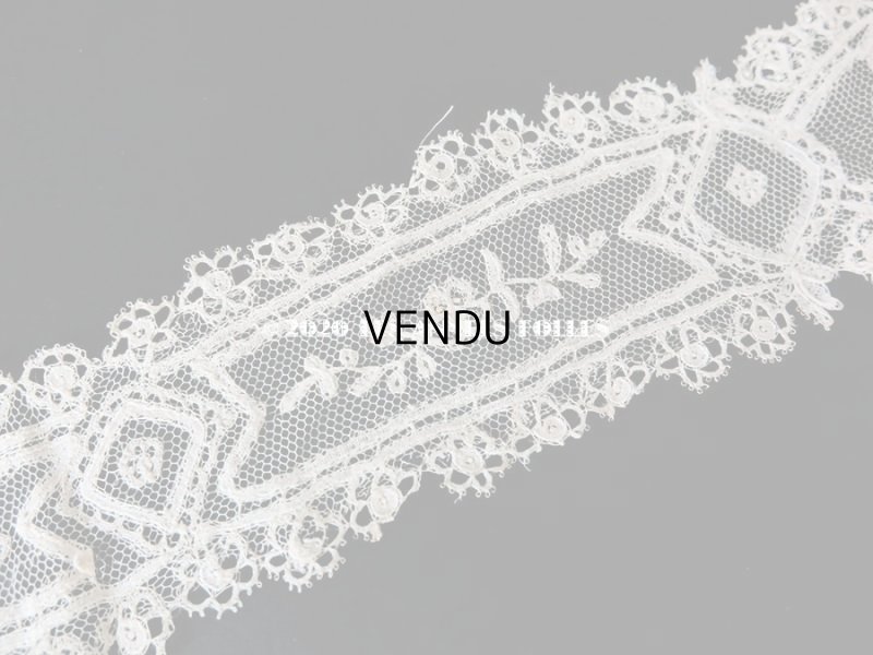 画像10: 19世紀　アンティーク バルブ・ド・ボネ 薔薇 アプリカシオン・アングルテール　