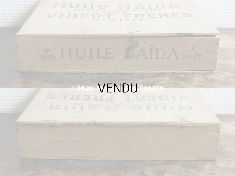 画像7: 19世紀末 アンティーク 天使のパフュームボックス HUILE SAIDA  - PARFUMERIE VIBERT FRERES PARIS -