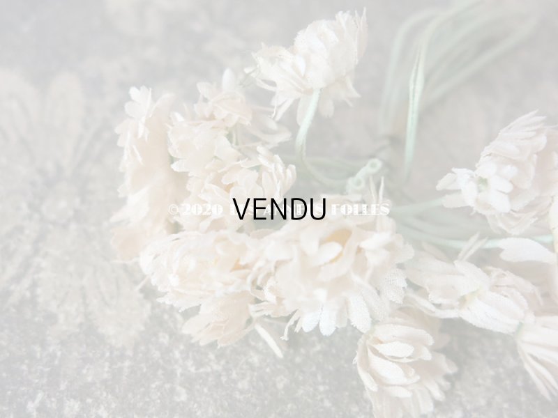 画像4: 1900年代 アンティーク デイジーの布花 小さなブーケ コサージュ 