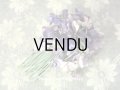 1900年代 アンティーク 菫の布花の大きなブーケ 122輪 コサージュ 