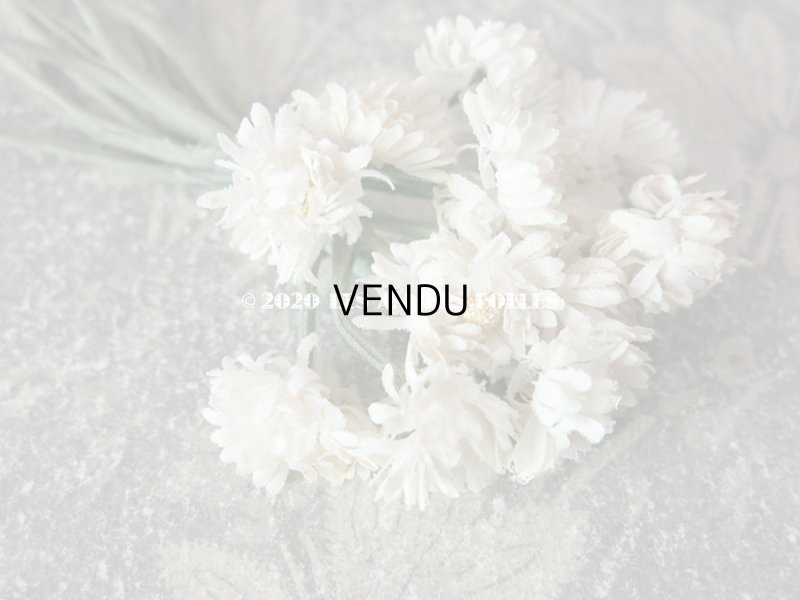 画像12: 1900年代 アンティーク デイジーの布花 小さなブーケ コサージュ 