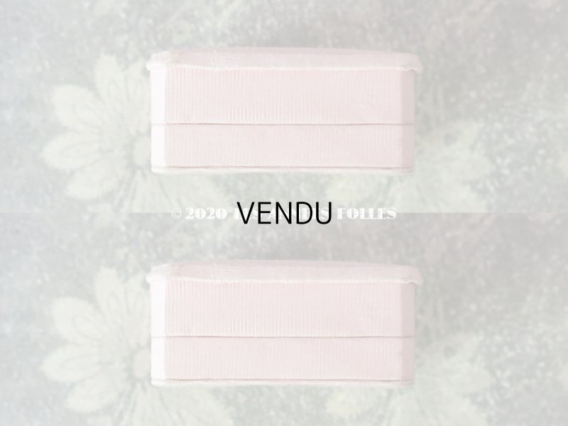 画像8: アンティーク ジュエリーボックス シルクサテン ピンク